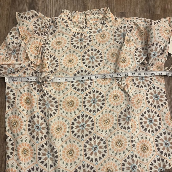 a.n.a Women’s Large Blouse Victorian Ruffle Sleeves Peasant Cottagecore Boho - Picture 9 of 10